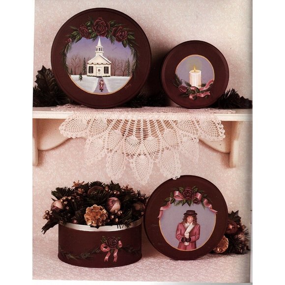 Keepsake Tins Volume One Vintage Decorative Painting Patterns for Tins 1994 - Picture 3 of 6